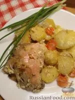 У духовці, Картопля з м’ясом, Картопля з куркою, Курка запечена, рецепти з фото на 41 рецепт курка