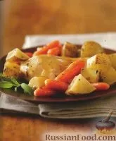 У духовці, Картопля з м’ясом, Картопля з куркою, Курка запечена, рецепти з фото на 41 рецепт духовці