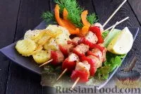 У духовці, Картопля з м’ясом, Картопля з куркою, Курка запечена, рецепти з фото на 41 рецепт ясом