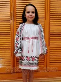 Вишиванка своїми руками - Зигзагом вишиванку
