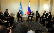 Зустріч із Генеральним секретарем ООН Пан Гі Муном • Президент України зустріч