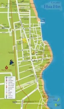 Хуа - Хін курорт Таїланду, карта Хуа Хіна, погода в Хуа Хіні погода