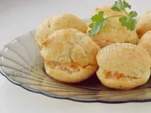 Закусочні профітролі з несолодкою начинкою - пастою оселедець! профітролі