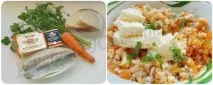 Закусочні профітролі з несолодкою начинкою - пастою оселедець! закусочні