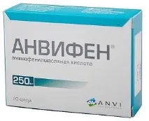 Анвіфен інструкція із застосування, відгуки та ціни застосування