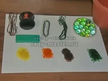 Чорнобривці з бісеру для початківців, майстер - клас з покроковими фото покроковими