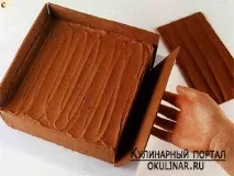 Торт Квадратна шоколадна коробка - Кулінарні рецепти з фотографіями, прості та легкі в коробка