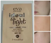 Тональний крем Eva Mosaic Ideal - Light - Неєєт, цей крем - найслабша ланка (фото-порівняння) - тональний