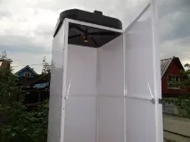 Душ на дачі своїми руками руками