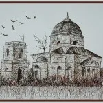 Використання скелетованого листя для створення картин створення