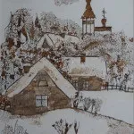 Використання скелетованого листя для створення картин скелетованого