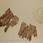 Використання скелетованого листя для створення картин листя