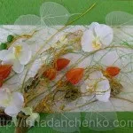 Використання скелетованого листя для створення картин листя