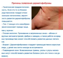 Дерматофіброма - фото та особливості захворювання дерматофіброми