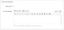 Як додати повідомлення про старий запис у своєму блозі WordPress додати