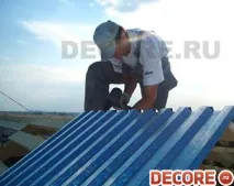 Як покрити дах металочерепицею металочерепиці