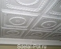 Як правильно клеїти стельову плитку інструкція та фото по поклейці, види та розмір плитки інструкція