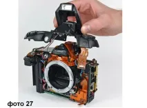 Як розібрати дзеркальний фотоапарат Nikon D70, інструкція з ремонту - частина 3 фотоапарат