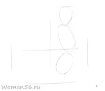Як малювати русалку лініями