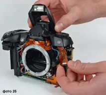 Як розібрати дзеркальний фотоапарат Nikon D70, інструкція з ремонту - частина 3 nikon
