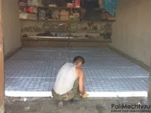 Як залити підлогу в гаражі бетоном відео відео