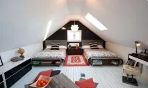 Дизайн спальні на мансарді фото мансарді