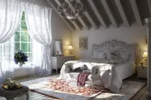 Дизайн спальні на мансарді фото можна