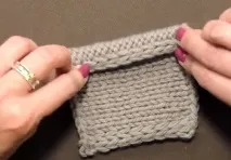 Кромочні петлі, Knitting club ряду