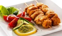 Курячі шашлички на сковороді ефектна подача звичної курки сковороді