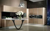 Кухня кольору шампань – стильне та свіже рішення кухня