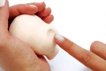 Ліплення з мастики Діда Мороза ліплення