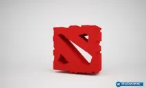 Логотип Dota 2 з паперу логотип