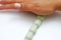 Ліплення з мастики Діда Мороза діда