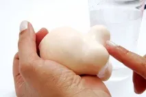 Ліплення з мастики Діда Мороза мороза