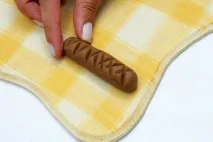 Ліплення з мастики Діда Мороза діда