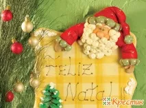 Ліплення з мастики Діда Мороза ліплення