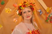 Майстер-клас «Осінній віночок для вбрання Осені» осінній