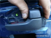 Mitsubishi Lancer IX Ремонт замку задніх дверей lancer
