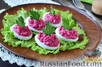 На святковий стіл, Яйця фаршировані, рецепти з фото на 41 рецепт стіл