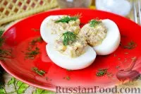 На святковий стіл, Яйця фаршировані, рецепти з фото на 41 рецепт стіл