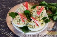 На святковий стіл, Яйця фаршировані, рецепти з фото на 41 рецепт яйця