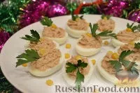 На святковий стіл, Яйця фаршировані, рецепти з фото на 41 рецепт яйця