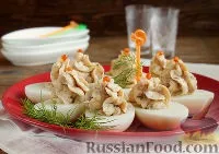 На святковий стіл, Яйця фаршировані, рецепти з фото на 41 рецепт святковий