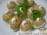 На святковий стіл, Яйця фаршировані, рецепти з фото на 41 рецепт яйця