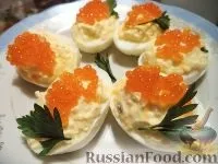 На святковий стіл, Яйця фаршировані, рецепти з фото на 41 рецепт яйця