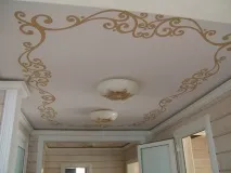 Натяжні стелі з орнаментом - варіанти та приклади застосування варіанти