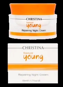 Нічний крем, що відновлює, 50 мл Forever Young Repairing Night Cream - Лінія Forever Young young