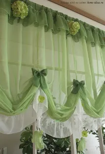 Ніжні штори для затишку. затишку