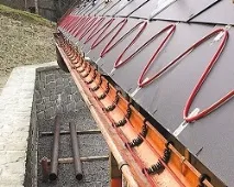 Обігрів покрівлі, водостоків кабель, система антизледеніння обігрів