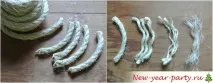Новорічна Ялинка із сизалю своїми руками руками